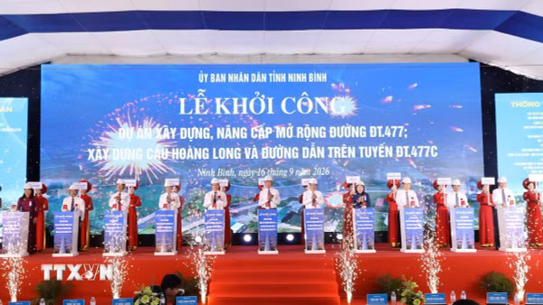 Ninh Bình khởi công tuyến đường kết nối liên vùng đồng bằng và miền núi