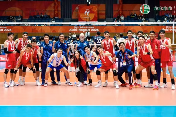 ASIAD 2026: Bóng chuyền nam Việt Nam chiến thắng trước Indonesia