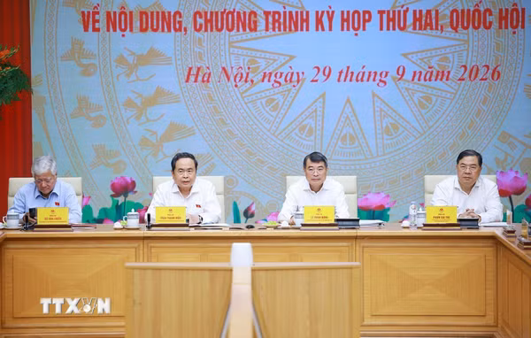 Hội nghị Ban Thường vụ Đảng ủy Chính phủ và Ban Thường vụ Đảng ủy Quốc hội