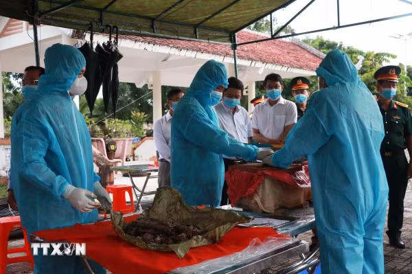 Cà Mau thu nhận ADN thân nhân liệt sỹ chưa xác định danh tính đợt 2
