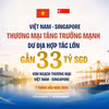 Kim ngạch thương mại 7 tháng đạt gần 33 tỷ SGD khẳng định đà phát triển quan hệ Việt Nam-Singapore 