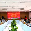 Quang cảnh buổi làm việc. (Ảnh: Ánh Tuyết/TTXVN)