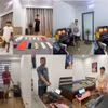 Một số đối tượng bị bắt giữ trong đường dây lừa đảo vừa bị triệt phá. (Ảnh: Công an thành phố Quảng Ninh)