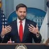 (Tư liệu) Phó Tổng thống Mỹ JD Vance phát biểu tại cuộc họp báo ở Nhà Trắng, Washington, D.C. (Ảnh: THX/TTXVN phát)