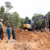Khu vực đồi Sim tại xã Đặng Thùy Trâm (Quảng Ngãi) đã tìm kiếm được 8 hài cốt liệt sỹ. (Ảnh: Cao Nguyên/TTXVN)