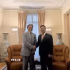 Ông Guy Bonassi, Phó Chủ tịch cấp cao Tập đoàn Thales phụ trách khu vực châu Á và Mỹ Latinh, trong cuộc làm việc mới đây với Đại sứ Việt Nam tại Pháp Trịnh Đức Hải. (Ảnh: TTXVN phát)
