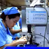 Sản xuất dây bán dẫn tại khu công nghiệp Bờ Trái sông Đà, tỉnh Phú Thọ. (Ảnh: Tuấn Anh/TTXVN)