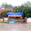 Trường Tiểu học xã Thuận Nam (Phân hiệu Hiếu Thiện) cho học sinh nghỉ học để đảm bảo an toàn do mưa lũ. (Ảnh: Công Thử/TTXVN)