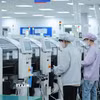 Nhiều hệ thống máy móc hiện đại, tiên tiến nhất đã được các doanh nghiệp FDI đầu tư sản xuất tại các khu công nghiệp, khu kinh tế của tỉnh Quảng Ninh. (Ảnh: Hoàng Hiếu/TTXVN)