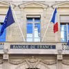 Quang cảnh bên ngoài trụ sở Ngân hàng Trung ương Pháp ở Paris, ngày 20/2/2024. (Ảnh: SIPA/TTXVN)