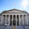 Tòa nhà Bộ Tài chính Mỹ ở Washington, DC. (Ảnh: AFP/TTXVN)