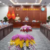 Quang cảnh buổi làm việc. (Ảnh: Tuấn Phi/TTXVN)