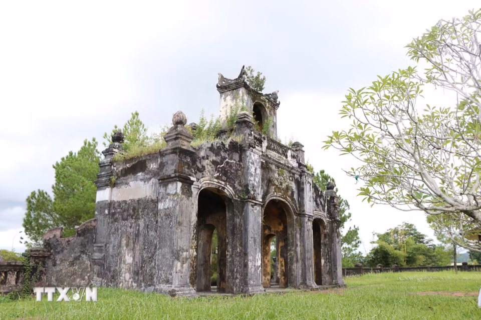 Đại Thành Môn thuộc di tích Văn Miếu, thành phố Huế. (Ảnh: Nguyên Lý/TTXVN)