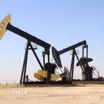 Giàn bơm dầu tại tỉnh Hasakah, Syria. (Ảnh: THX/TTXVN phát)