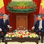 Chiều 1/4/2025, tại Trụ sở Trung ương Đảng, Tổng Bí thư Tô Lâm hội kiến Nhà Vua Vương quốc Bỉ Philippe thăm cấp Nhà nước đến Việt Nam. (Ảnh: Thống Nhất/TTXVN)