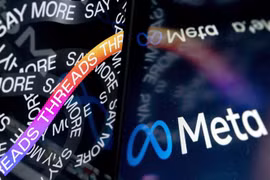 Meta cho biết việc sử dụng AI sáng tạo trong quảng cáo chính trị "rõ ràng là một lĩnh vực mà chúng tôi cần cập nhật các quy tắc của mình." (Ảnh: AFP/TTXVN)