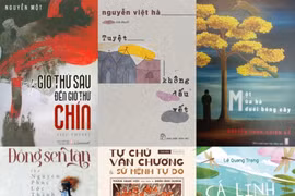 Bìa các tác phẩm đoạt Giải thưởng Hội Nhà văn Việt Nam năm 2023. (Nguồn: Hà nội mới)