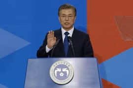 Tổng thống Hàn Quốc Moon Jae-in. (Nguồn: AFP/TTXVN)