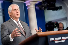 Ngoại trưởng Mỹ Rex Tillerson. (Nguồn: THX/TTXVN)