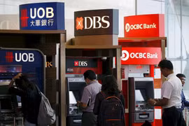 Máy ATM tại Singapore. (Nguồn: Bloomberg)