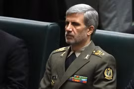 Bộ trưởng Quốc phòng Iran Amir Hatami tại một phiên họp ở Tehran ngày 15/8. (Nguồn: AFP/TTXVN)