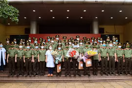 Y, bác sỹ Công an lên đường hỗ trợ Thành phố Hồ Chí Minh và Bình Dương
