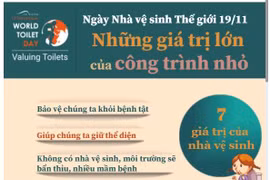 Ngày Nhà vệ sinh thế giới 19/11: Những giá trị lớn của công trình nhỏ