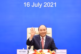 Chủ tịch nước Nguyễn Xuân Phúc dự cuộc họp các nhà lãnh đạo APEC