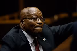 Cựu Tổng thống Nam Phi Jacob Zuma tại phiên tòa ở Pietermaritzburg ngày 30/11/2018. (Ảnh: AFP/TTXVN)