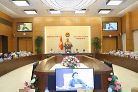 Quang cảnh phiên họp tổng kết kỳ họp thứ 7. (Ảnh: Doãn Tấn/TTXVN)