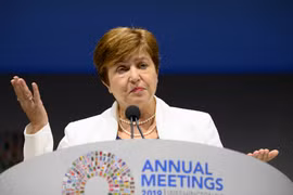 Tổng Giám đốc IMF - bà Kristalina Georgieva. (Ảnh: AFP/TTXVN)