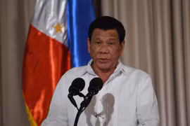 Tổng thống Philippines Rodrigo Duterte. (Ảnh: AFP/TTXVN)