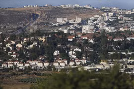 Khu định cư Do Thái Ofra, phía Bắc Ramallah ở Khu Bờ Tây. (Ảnh: AFP/TTXVN)