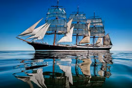 Tàu huấn luyện STS Sedov của Nga.(Nguồn: russkiymir.ru)