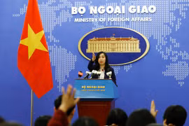 Người phát ngôn Bộ Ngoại giao Lê Thị Thu Hằng. (Ảnh: Lâm Khánh/TTXVN)