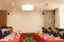 Quang cảnh buổi làm việc. (Ảnh: Xuân Tú/TTXVN)