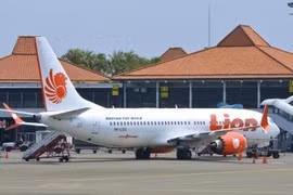 Máy bay Boeing 737 MAX 8 của Hãng hàng không Lion Air tại sân bay Jakarta, Indonesia. (Ảnh: AFP/TTXVN) 
