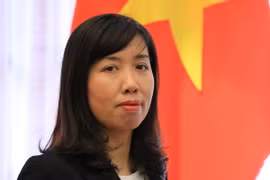 Người Phát ngôn Bộ Ngoại giao Việt Nam Lê Thị Thu Hằng. (Ảnh: TTXVN phát)