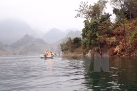 Tìm kiếm nạn nhân mất tích trong một vụ lật thuyền. Ảnh minh họa. (Ảnh: Công Luật/TTXVN)