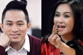 Thanh Lam và Tùng Dương không chỉ là cặp đôi 'hợp cạ' khi hát chung mà còn rất thân thiết ở ngoài đời... (Ảnh: CTS)