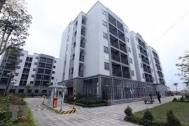Một sự án nhà ở xã hội tại Khu đô thị mới Đại Lâm-Đại Thịnh, Hà Nội. (Ảnh: Phan Tuấn Anh/TTXVN)