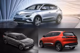 Hình ảnh các mẫu SUV điện mới của VinFast. (Ảnh nguồn: VinFast)