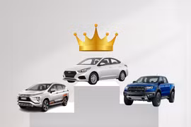 Top 10 xe bán chạy tháng nhất Hai: Toyota Vios xếp ở vị trí 'bét bảng'