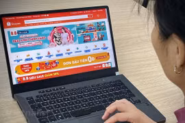Các đơn vị thương mại điện tử khởi động các đợt sale lớn từ đầu năm để kích cầu mua sắm, tiêu dùng. (Ảnh minh họa: PV/Vietnam+)