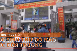 [Video] Hà Nội đón học sinh tiểu học trở lại trường sau gần 1 năm