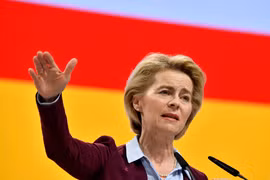 Bộ trưởng Quốc phòng Đức Ursula von der Leyen. (Ảnh: AFP/TTXVN) 