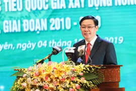 Phó Thủ tướng Vương Đình Huệ phát biểu chỉ đạo. (Ảnh: Văn Điệp/TTXVN)