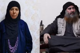 Rasmiya Awad và em trai Abu Bakr al-Baghdadi.