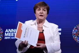 Tổng giám đốc Quỹ Tiền tệ quốc tế (IMF) Kristalina Georgieva. Ảnh: AFP/ TTXVN