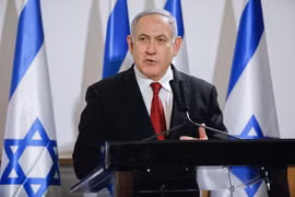 Thủ tướng Israel Benjamin Netanyahu. (Ảnh: THX/TTXVN)